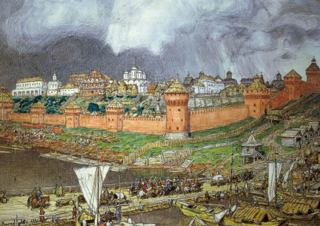 vasnetsov moskovsky kreml pri ivane iii