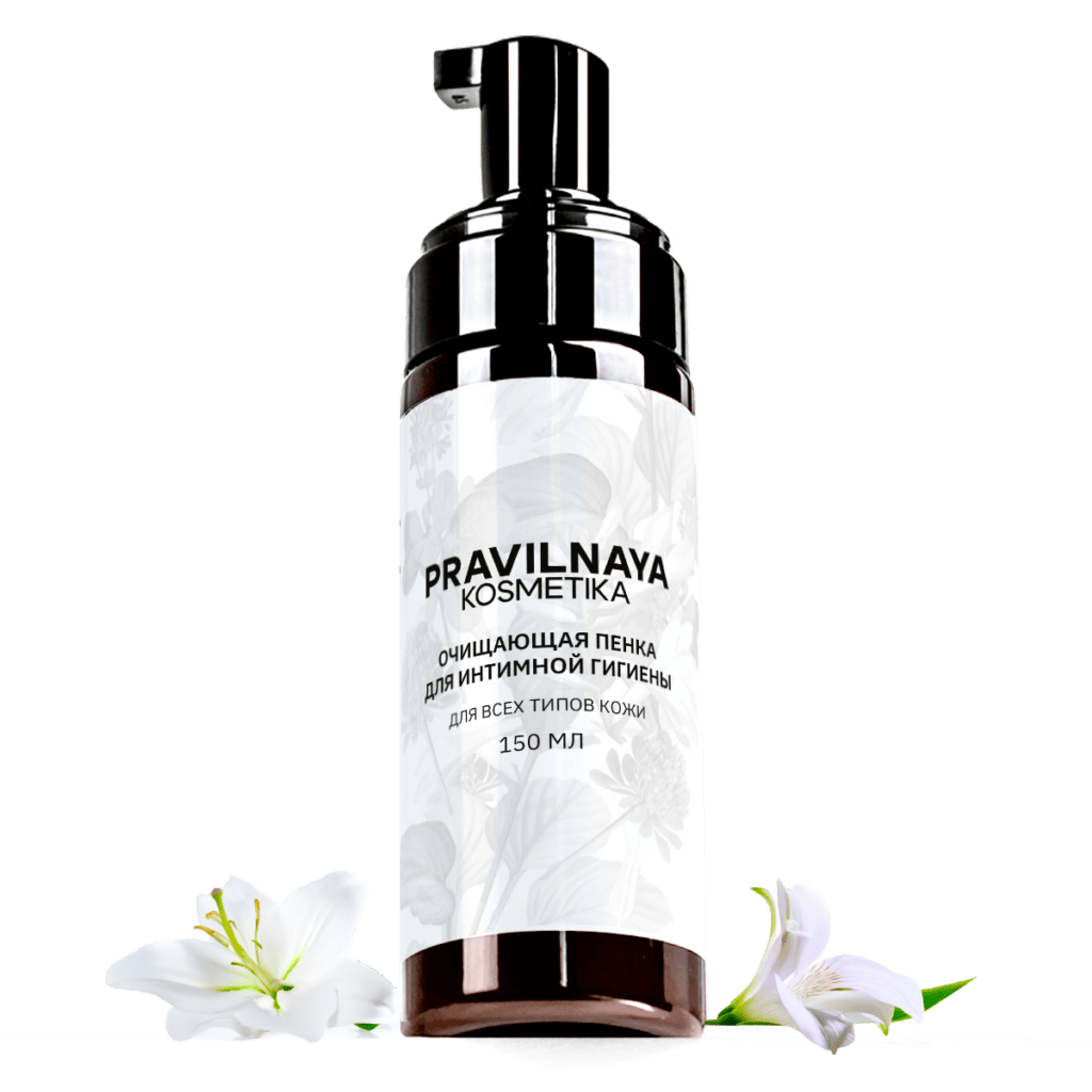 ochishhayushhaya penka dlya intimnoj gigieny belaya liliya i klever 150 ml