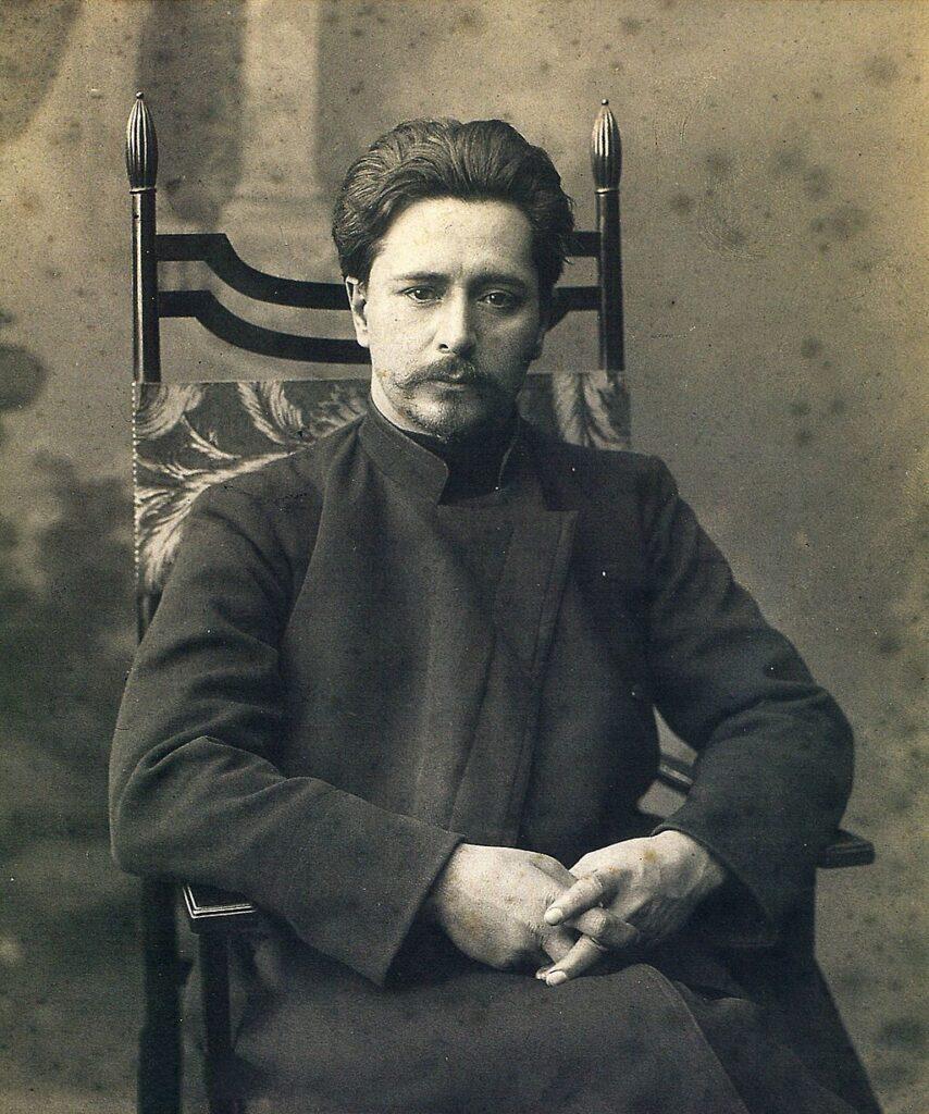 leonid andreyev sitting on a chair ii