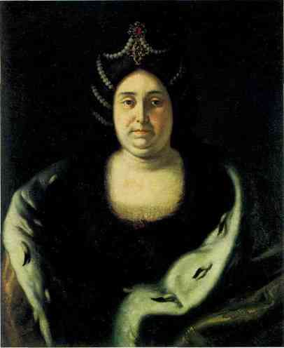 praskovia saltykova by i.nikitin 18th c. sergiev posad