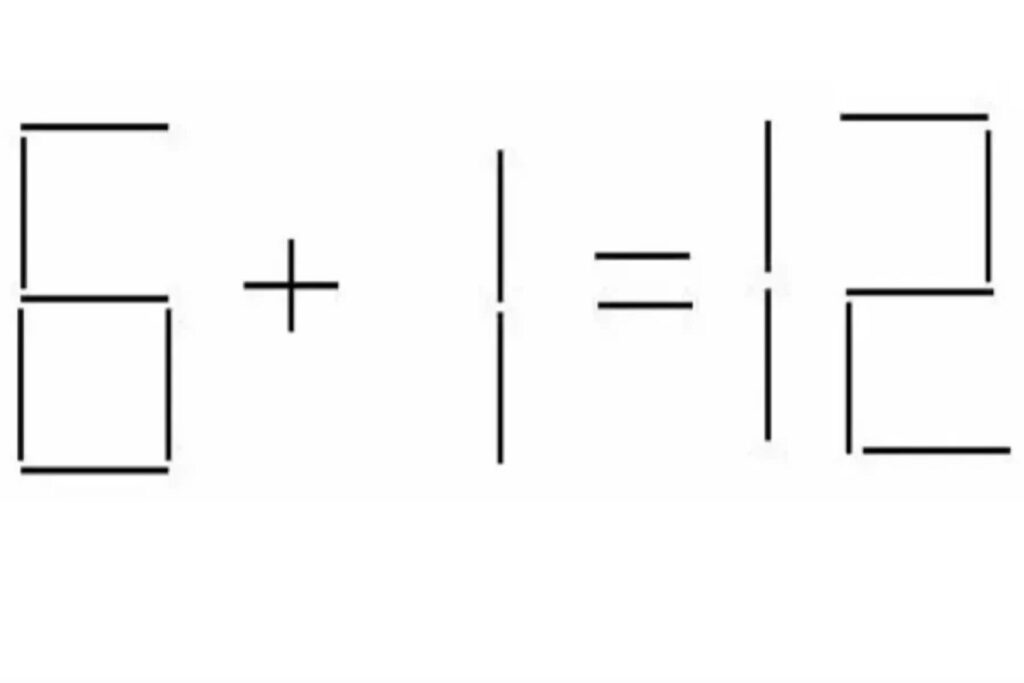 Головоломка для людей с высоким IQ: переставьте спичку за 25 секунд 1 123
