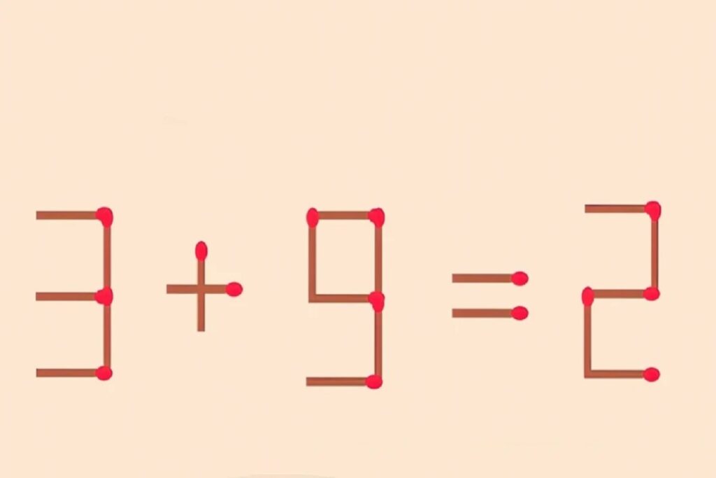 Спичечная головоломка: лишь один ход для верного ответа 1 11 3