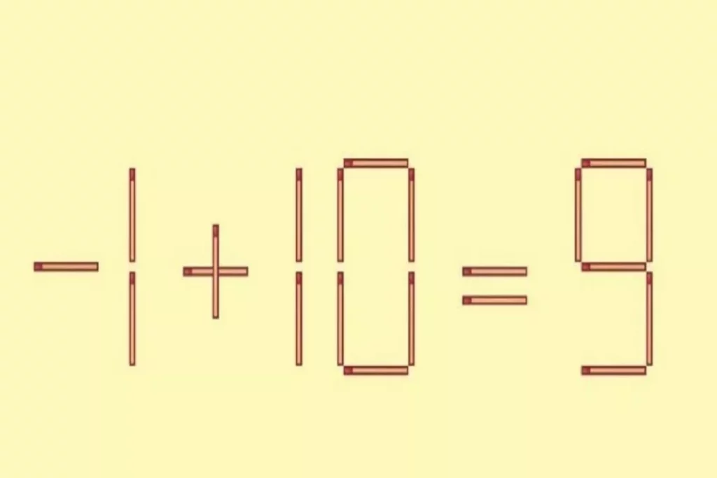 Головоломка на логику: исправьте уравнение одной спичкой 2 2 6