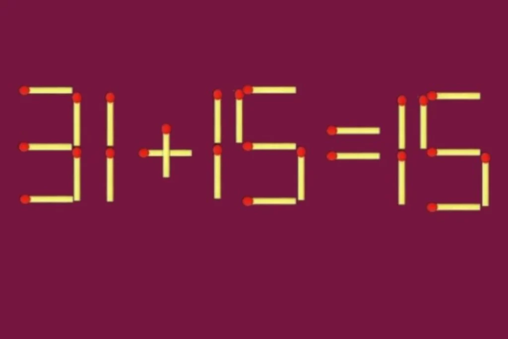 Задача для интеллекта: исправьте равенство, передвинув всего одну спичку 1 o270126.08.47