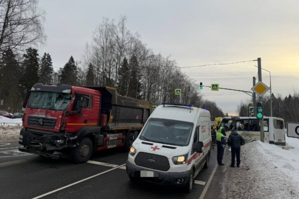 Два человека стали жертвами ДТП с маршруткой в Подмосковье 1 yu040326.10.02
