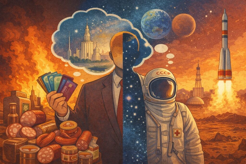 Читатель СМИ2 призвал отказаться от культа денег, чтобы вернуться на путь великих свершений 1 yu040426.10.05