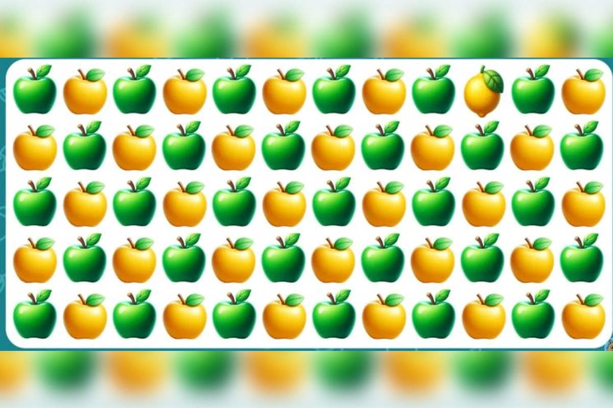 Тест на внимательность: найдите лишний фрукт среди яблок 1 o140626.14.47