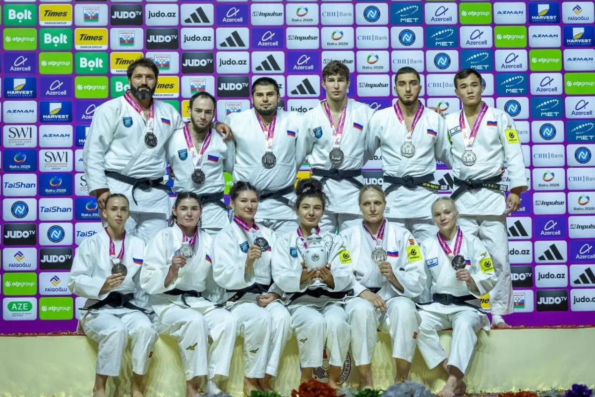Сборная РФ по дзюдо взяла серебро на чемпионате мира в Баку 2 yu121026.10.13